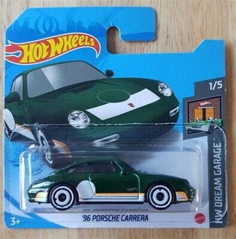 Hot Wheels 96 Porsche Carrera Green HW Dream Garage Etsy