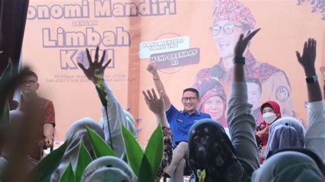 Sandiaga Uno Bantu Peningkatan Ekonomi Masyarakat Jambi Dengan