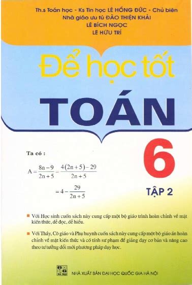 PDF Hướng dẫn giải bài tập toán 6 tập 1 Nguyễn Đức Tấn