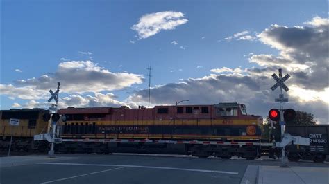 UP 7881 Manifest Freight Train With KCSM South E Main Street