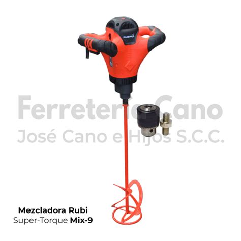 Mezcladora de pintura Rubi Mix 9 supertorque 110V Ferretería Cano