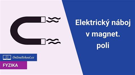 Elektrický náboj v magnetickém poli 2 6 Magnetické pole Fyzika