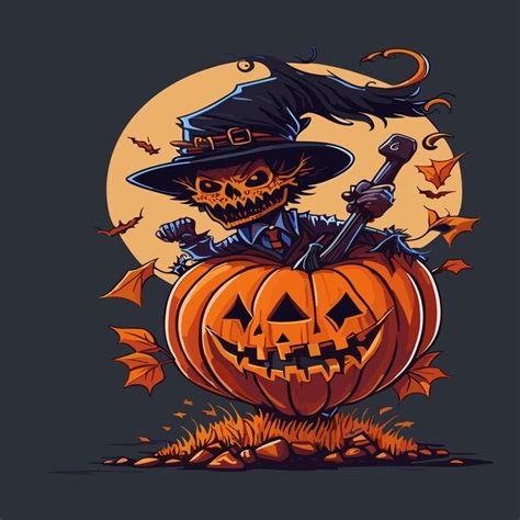 Premium Vector Halloween T Shirt Design Vector Illustration