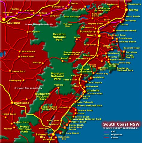 South Coast Map Australia ~ CINEMERGENTE