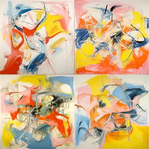 Willem De Kooning AI Art Style Abstract Expressionism Inspiration