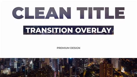 Overlay Title Transitions DaVinci Resolve Template SBV 348644323