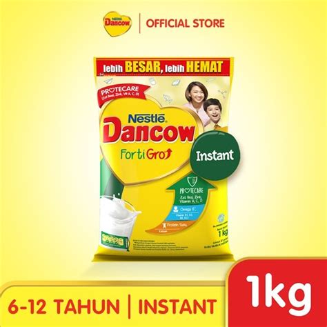 Jual DANCOW INSTANT PUTIH COKLAT FULL CREAM 780 GRAM FORTIGO 780GR