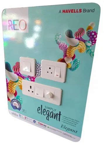 6a Havells Reo Elegant Modular Switch Socket Combo 1m 1 Way At ₹ 190set In Jaipur