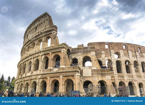 Gran Roman Colosseum Coliseum Colosseo En Roma Foto De Archivo