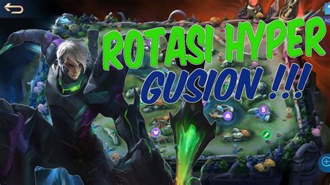 Cara Rotasi Gusion Solo Rank Di Thn Mobile Legends Youtube