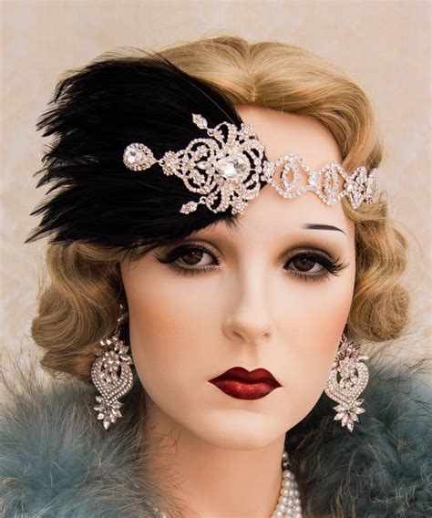 Strass Er Roaring Flapper Stirnb Nder Tolles Gatsby Headpiece