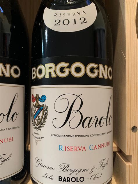 Giacomo Borgogno Figli Barolo Riserva Cannubi Italy Piedmont