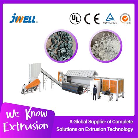 Jwell Plastic Pipe Crushing And Shredding Unit Waste Pipe Lumps Plastic