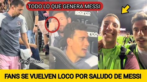 Incre Ble Estos Fans Se Vuelven Locos En El Estadio Por Un Saludo De