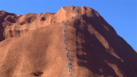 Climbers Flock To Uluru Before A Ban Straining A Sacred Site The New