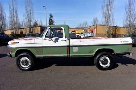 NO RESERVE 1971 FORD F 250 SPORT CUSTOM HIGHBOY 4X4 4 SPEED Available