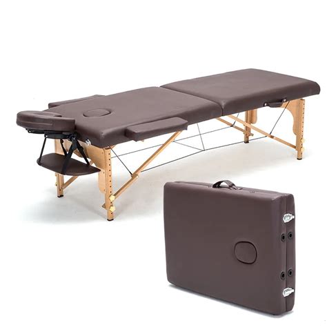 Professional Portable Spa Massage Tables Foldable With Carring Bag Salon Furniture Wooden