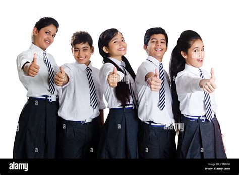 Indian School Friends Students Fun Stock Photo Alamy