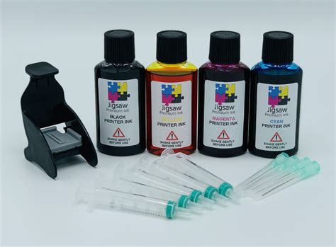 HP61 & HP 61XL Jigsaw Ink Cartridge Refill Kit Deskjet Black & Colour ...