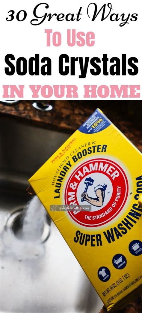 30 Great Ways To Use Soda Crystals In Your Home Baking Soda Health