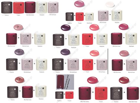 Layering Shellac At Home 5 Polishes 19 Possibilities The Ones With Are Guesses Shellac