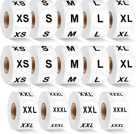 Amazon Pcs Clothing Size Stickers Sizes Stickers For