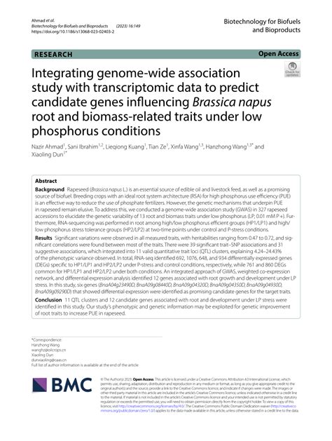 Pdf Integrating Genome Wide Association Study With Transcriptomic