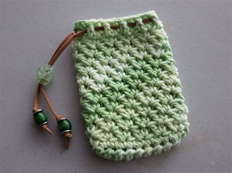 Crocheted Card Holder Etsy Crochet With Cotton Yarn Crochet Card