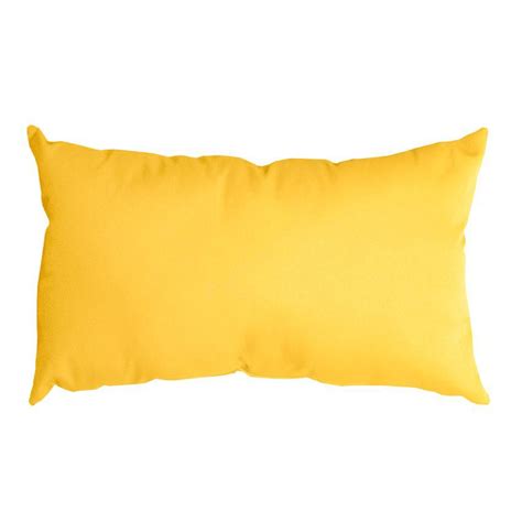 Coussin rectangulaire 50 cm Nelson Jaune Déco textile Eminza