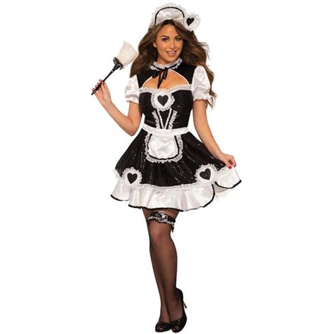 Sequin French Maid Costume Abracadabranyc