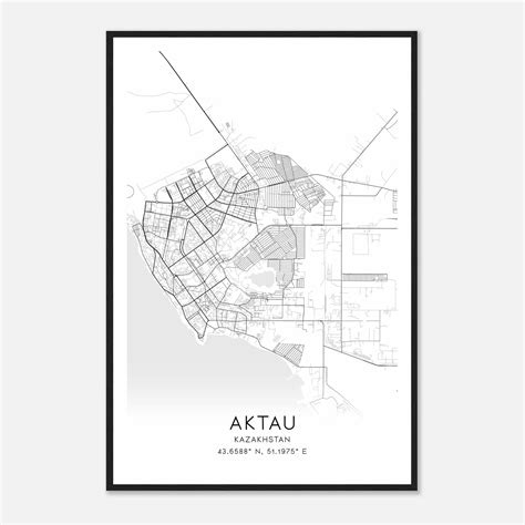 Aktau - Custom Maps & Posters