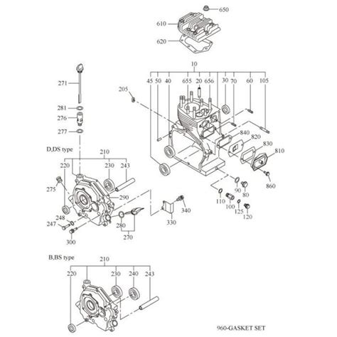 Crankcase Assembly For Robin Subaru EY35 Engine L S Engineers