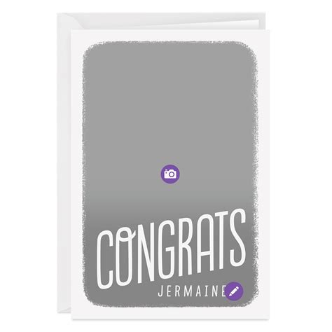 Personalized Full Photo Congratulations Photo Card Greeting Cards Hallmark