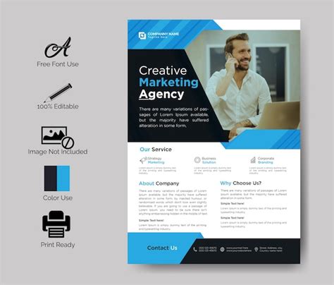 Premium Vector Corporate Modern Business Flyer Premium Vector