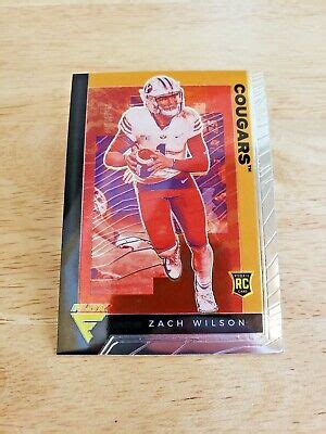 Zach Wilson Rookie Card Flux Chronicles Draft Panini Nfl