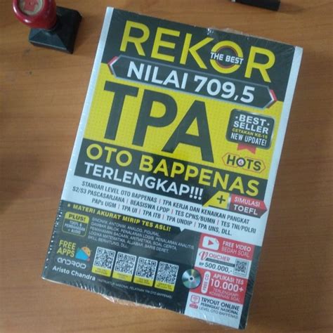 Jual Buku The Best Rekor Tpa Oto Bappenas Toefl Shopee Indonesia