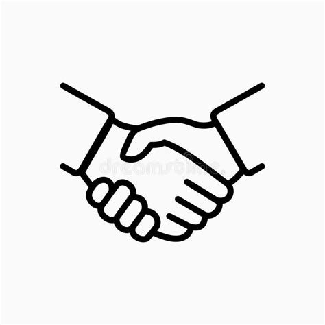 Handshake Icon Simple Vector Illustration Deal Or Partner Agreement