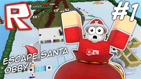 Escape Santa Roblox Obby Youtube