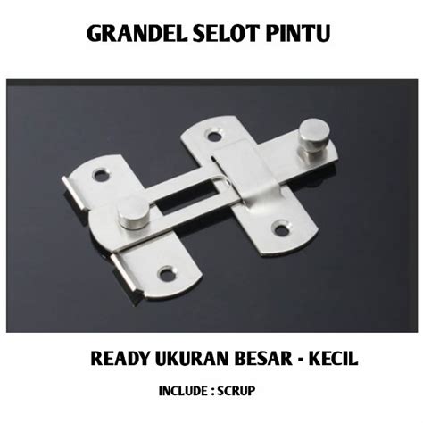 Jual Grendel Slot Pintu Sliding Geser Door Sliding Lock Selot Kunci