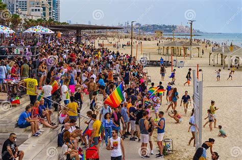 Tel Aviv 2023 Annual Lgbtq Pride Parade Editorial Stock Image Image Of Beach Coast 280661554