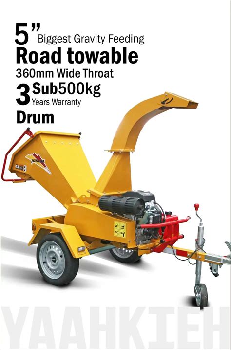 Hp Two Cylinder Petrol Powered Professional Wood Chipper Shredder