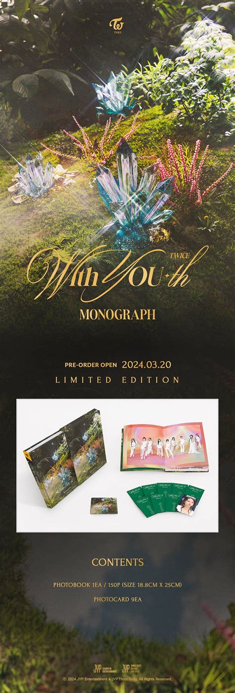 Twice Monograph [with You Th] Photobook Kpop Nw