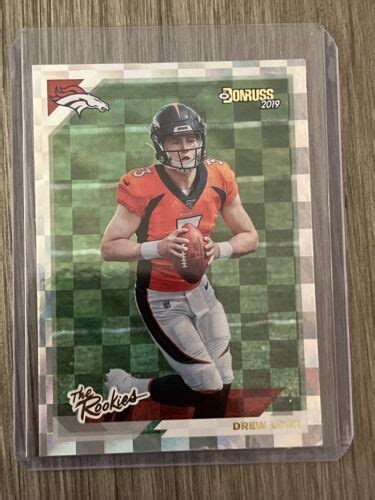 2019 Panini Donruss The Rookies TR 3 Drew Lock RC For Sale Online