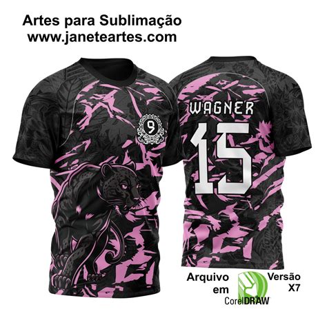 Arte Vetor Camisa Para InterClasse Pantera Nono Ano 2023 Modelo Rosa