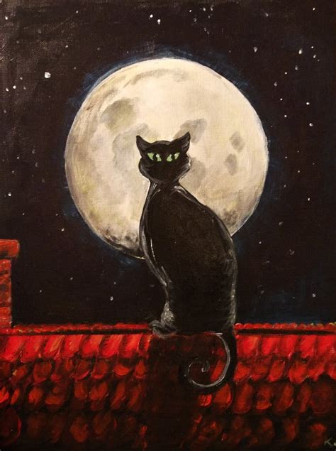 Le Chat Noir Painting at PaintingValley.com | Explore collection of Le ...