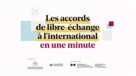 Les Accords De Libre Change L International En Une Minute Youtube