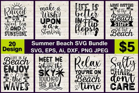 Summer Beach SVG Bundle Bundle Creative Fabrica