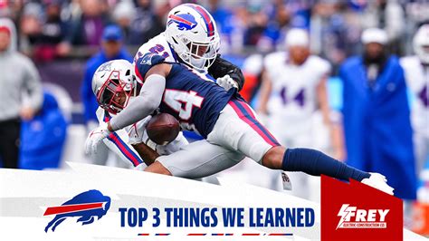 Top 3 Things We Learned From Bills At Patriots Week 7