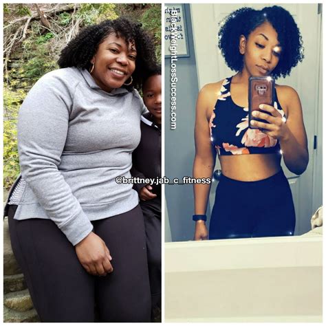 Brittney Lost 80 Pounds Black Weight Loss Success