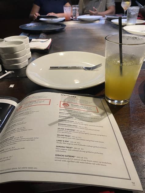 Benihana Menu Updated For 2025